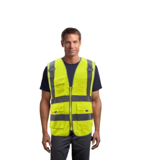 Qadar Polyester Reflective Safety Vest - Image 3