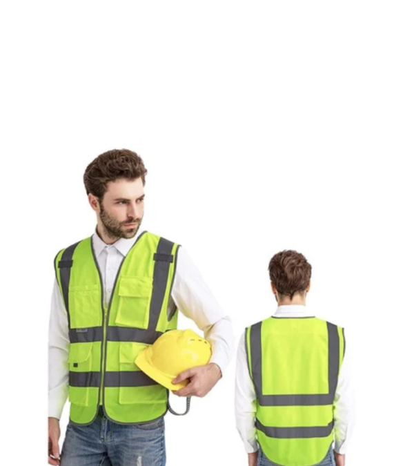 Qadar Polyester Reflective Safety Vest - Image 4